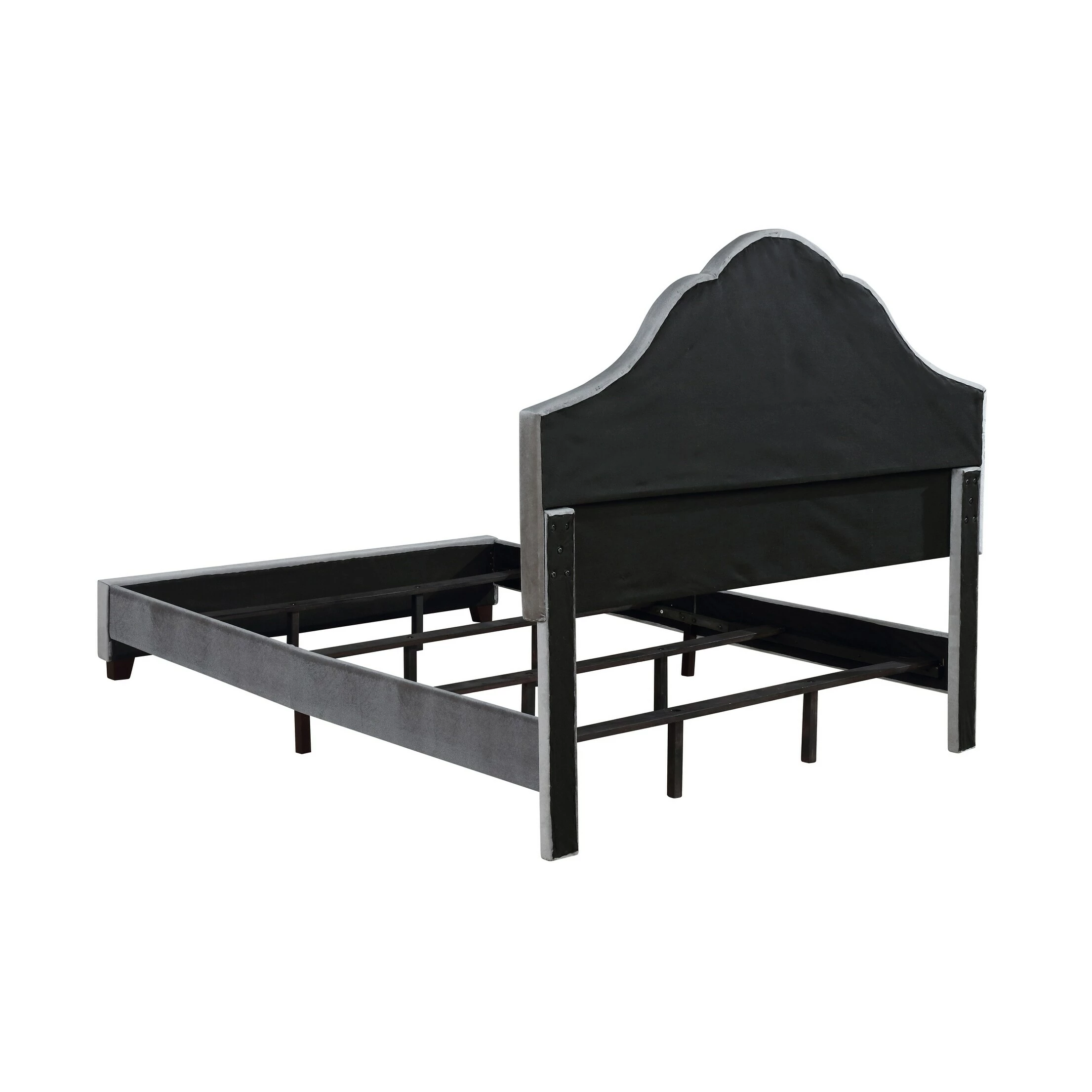 Outlet ๐ Coaster Abbeville Grey Upholstered Bed With Arched Headboard ๐งจ - Image 4