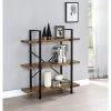 Hot Sale ⭐ Coaster Antique Nutmeg 3-tier Open Back Bookcase 😍
