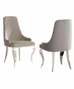 Cheapest ⭐ Coaster Antoine Upholstered Demi Arm Dining Chairs (Set Of 2) Light Pink ❤️