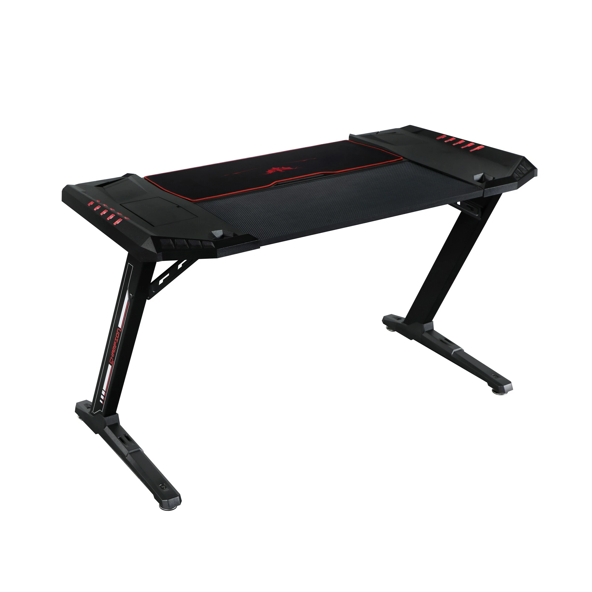 Flash Sale โค๏ธ Coaster Ardsley Black Z-framed Gaming Desk With LED Lighting โ - Image 3