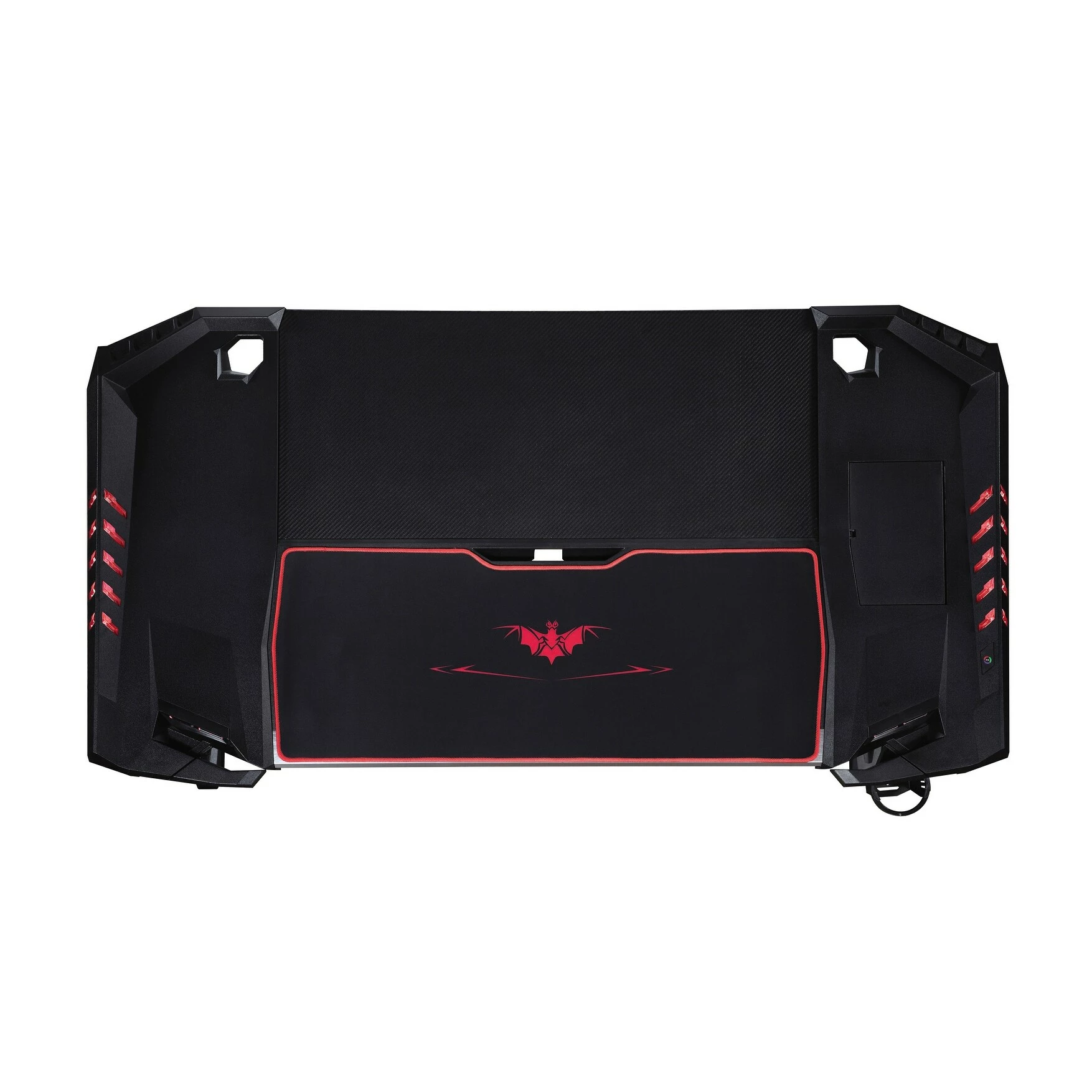 Flash Sale โค๏ธ Coaster Ardsley Black Z-framed Gaming Desk With LED Lighting โ - Image 4