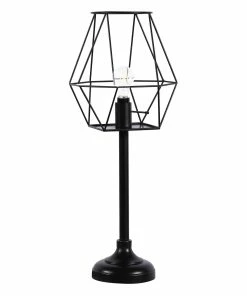 Coupon 💯 Coaster Black Metal Open Shade Table Lamp ✔️