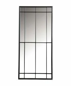 Buy ⌛ Coaster Black Rectangular Window Pane Wall Mirror 👏