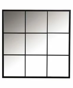 Flash Sale ✨ Coaster Black Square Window Pane Wall Mirror 🤩