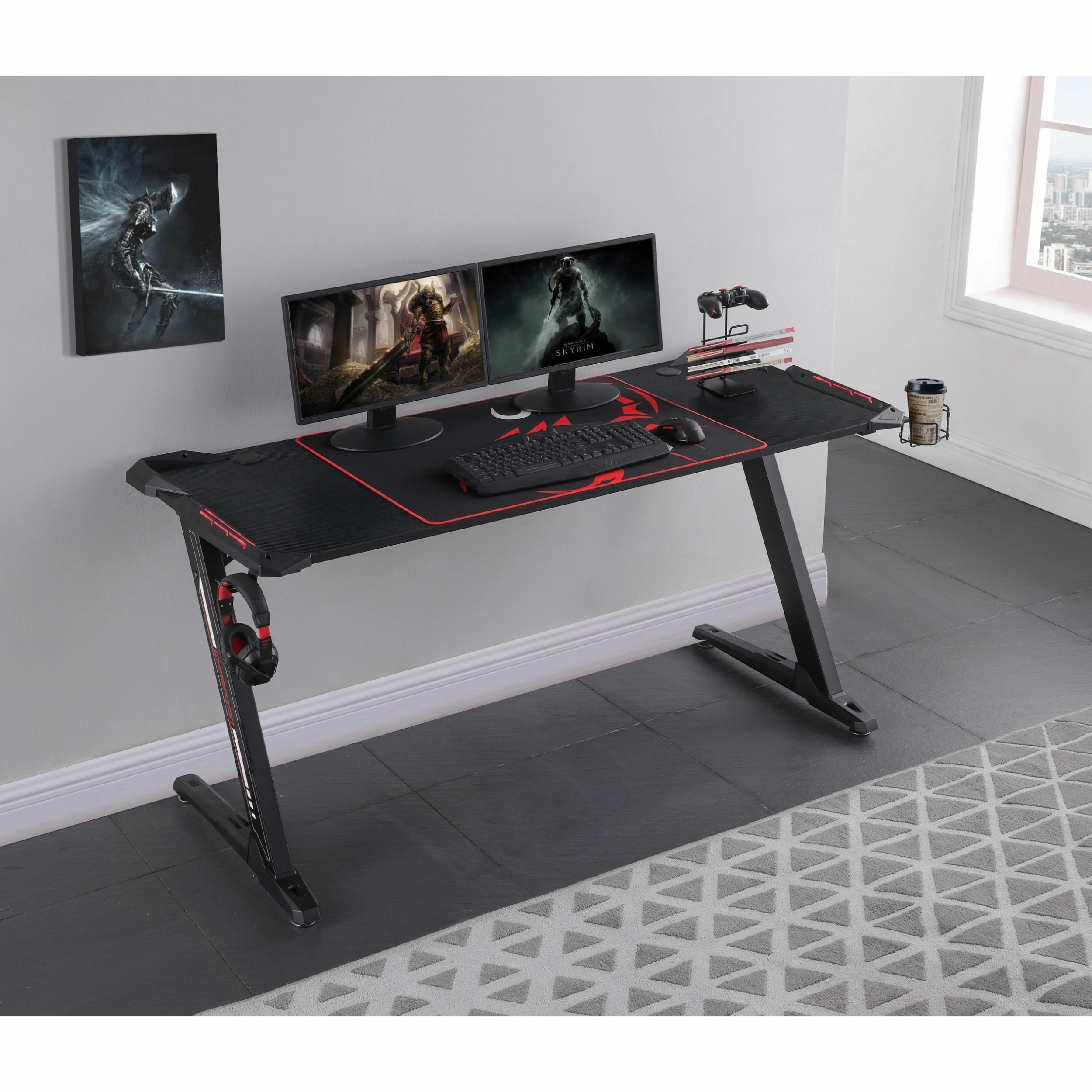 Top 10 ๐ Coaster Brocton Black Z-shaped Gaming Desk ๐