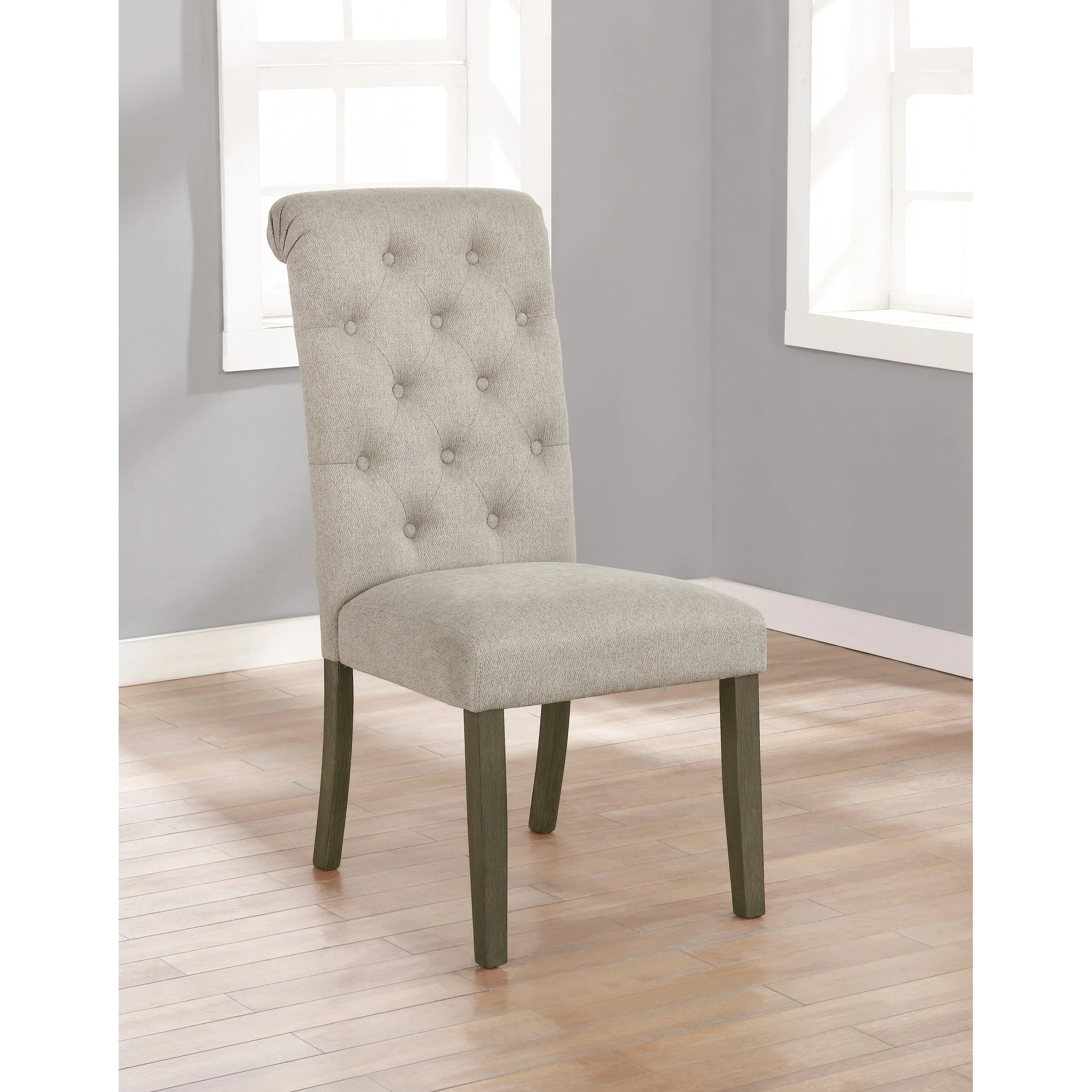 New ๐ Coaster Calandra Tufted Back Side Chairs (Set Of 2) Beige ๐ - Image 6