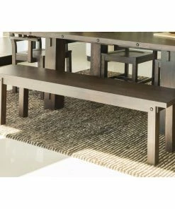 Best deal 🛒 Coaster Calandra Vintage Java Wooden Rectangular Bench 🔔