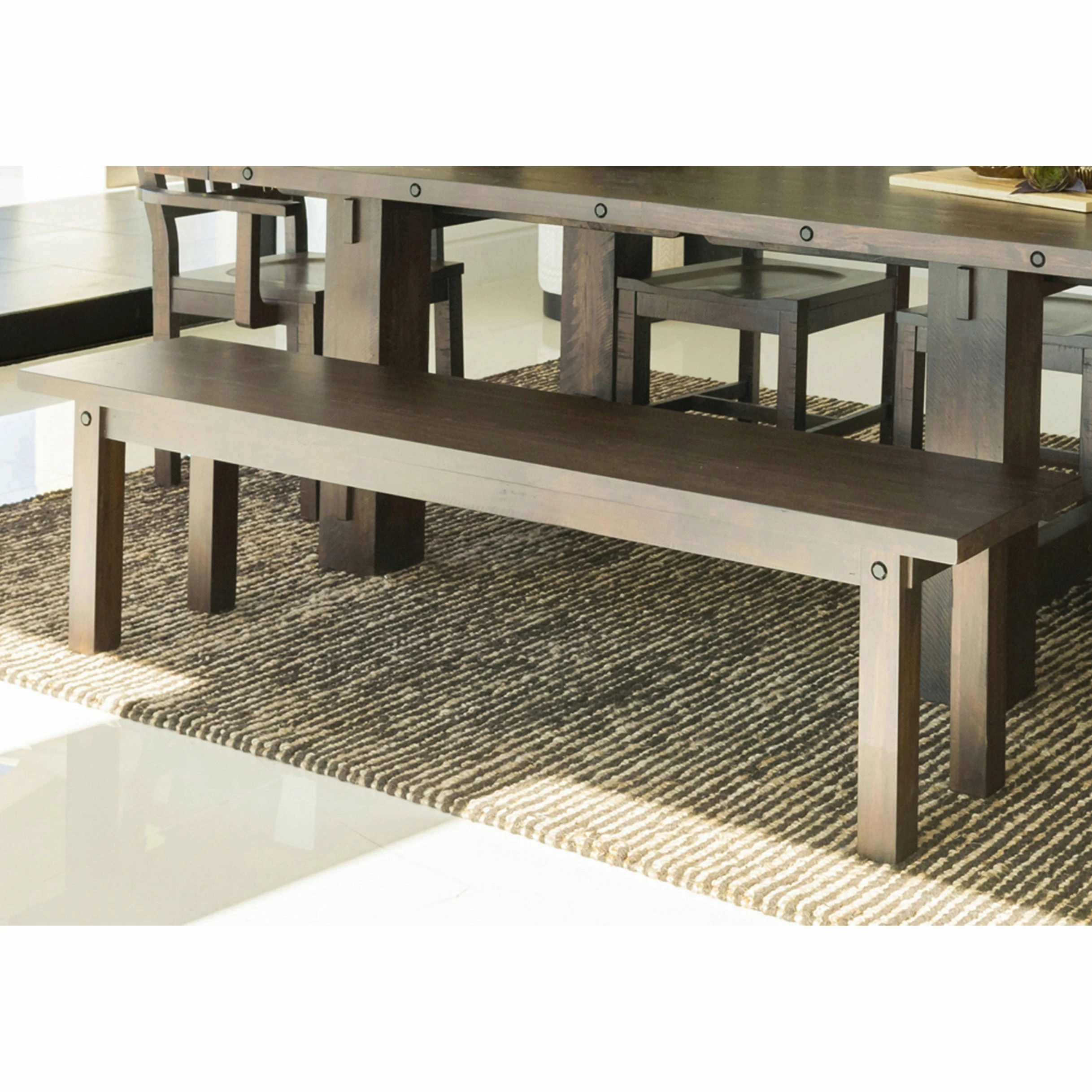 Best deal ๐ Coaster Calandra Vintage Java Wooden Rectangular Bench ๐