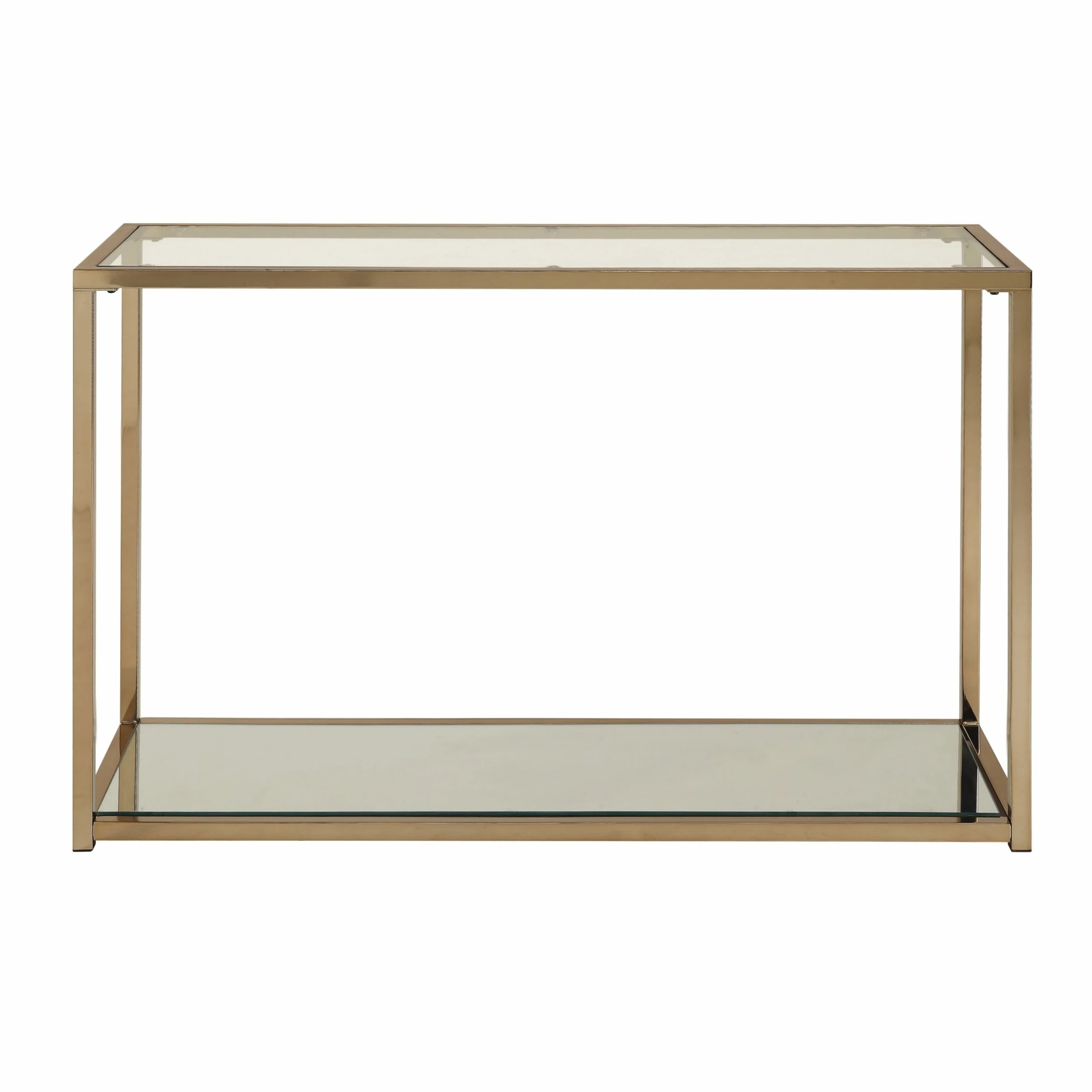 Brand new ๐ Coaster Calantha Modern Chocolate Chrome Sofa Table - 47.25" X 15.75" X 30" โ๏ธ - Image 5