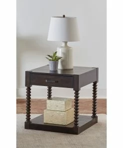 Discount 😉 Coaster Christine Coffee Bean 1-drawer End Table 💯
