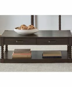 Buy ๐ Coaster Christine Coffee Bean 2-drawer Coffee Table ๐