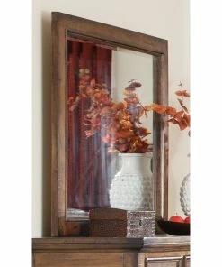 Wholesale 🛒 Coaster Company Bourbon Brown Wood Mirror - 42" X 1.25" X 34" ⌛