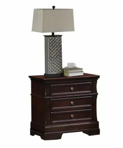 Outlet 👍 Coaster Company Cherry-finished Wood 3-drawer Nightstand 🛒