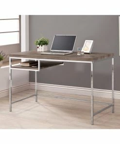 Budget 😉 Coaster Company Furniture Weathered Grey Writing Desk ❤️