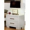 Flash Sale 💯 Coaster Company Jessica White Nightstand Panel (Pair) ⭐