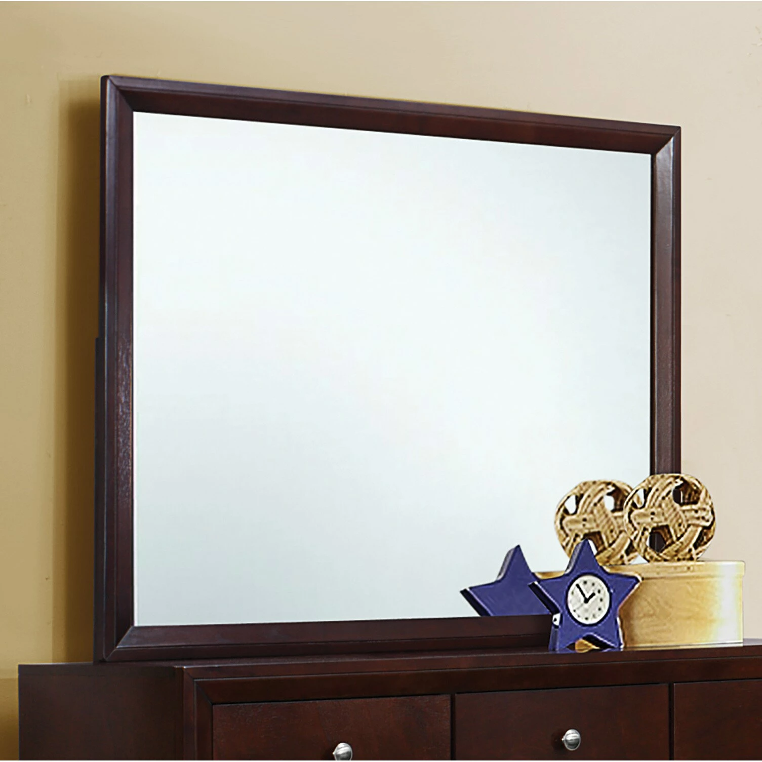 Best reviews of 🔥 Coaster Company Red Frame Mirror - 45" X 0.75" X 35.50" 🛒