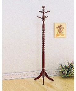 Top 10 😀 Coaster 🧥 Coat Rack With Twist Center (Cherry) - 19.50" X 19.50" X 71.50" ✨