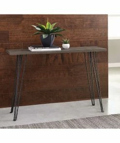 Wholesale ❤️ Coaster Concrete And Black Rectangular Console Table - 47" X 13" X 31.50" 💯