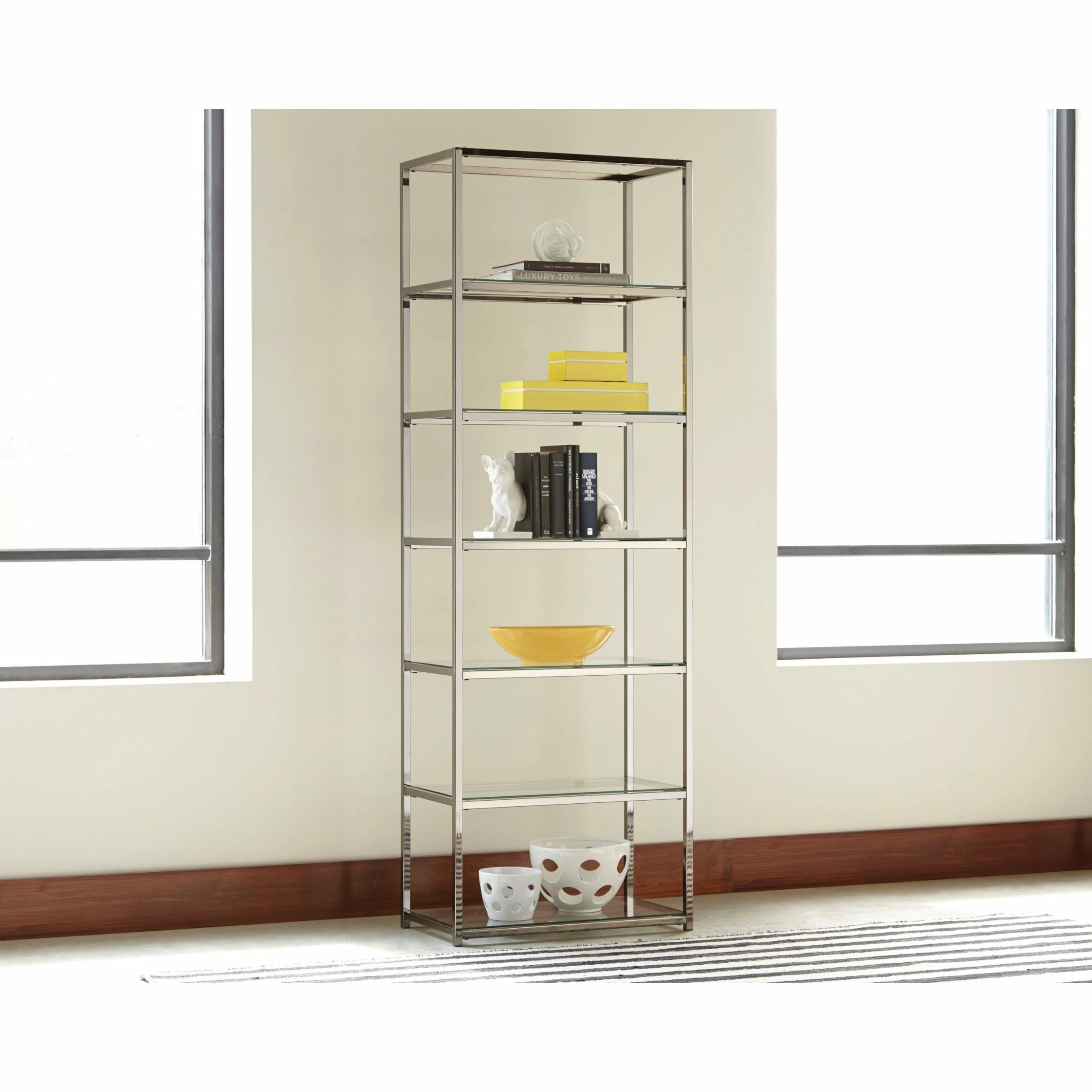 Wholesale ๐ฅฐ Coaster Contemporary Black Nickel 6-tier Bookcase ๐