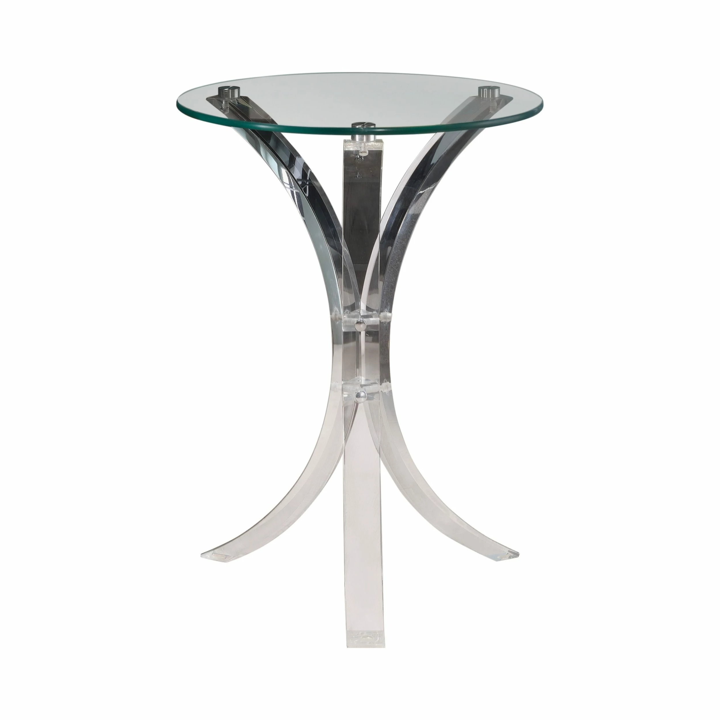 Outlet โจ Coaster Contemporary Clear Accent Table - 21.25" X 18" ๐ - Image 2
