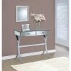 Outlet 🎁 Coaster Contemporary Mirrored Metal Console Table - 35.50" X 15.75" X 31.25" 👍