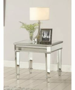 Wholesale 😀 Coaster Contemporary Silver End Table - 28" X 24" X 22" 🧨