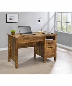 Top 10 ⭐ Coaster Delwin Antique Nutmeg Lift Top Office Desk With File Cabinet 😉