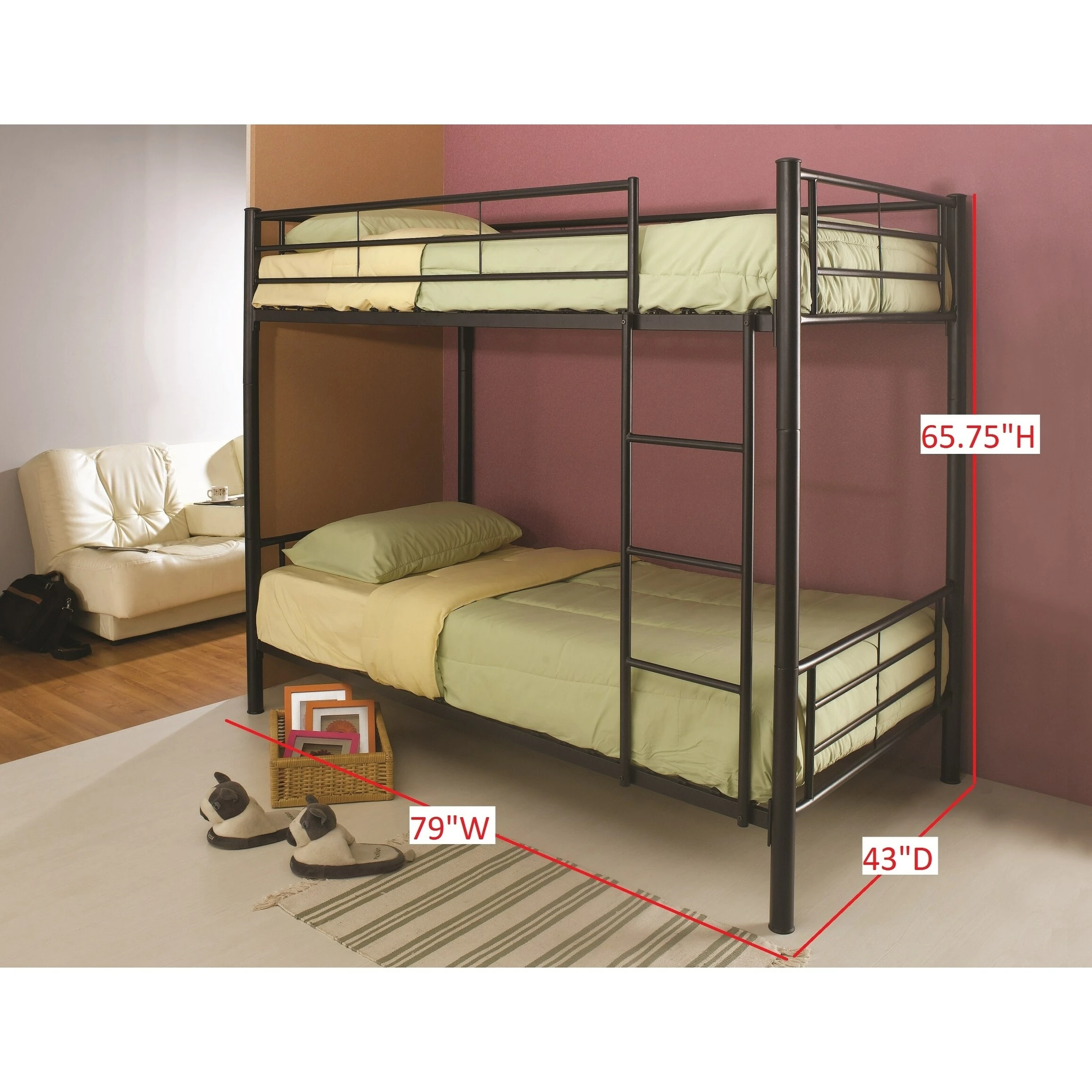 Best reviews of 😀 Coaster Denley Twin-over-twin Metal Bunk Bed Silver 🥰 - Image 3