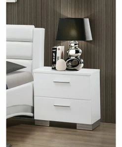 Best deal ⭐ Coaster Felicity Contemporary Two-Drawer Nightstand ❤️