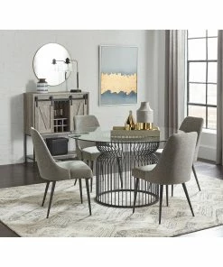 Best deal 🔥 Coaster Granvia Gunmetal Round Dining Table Base ⭐