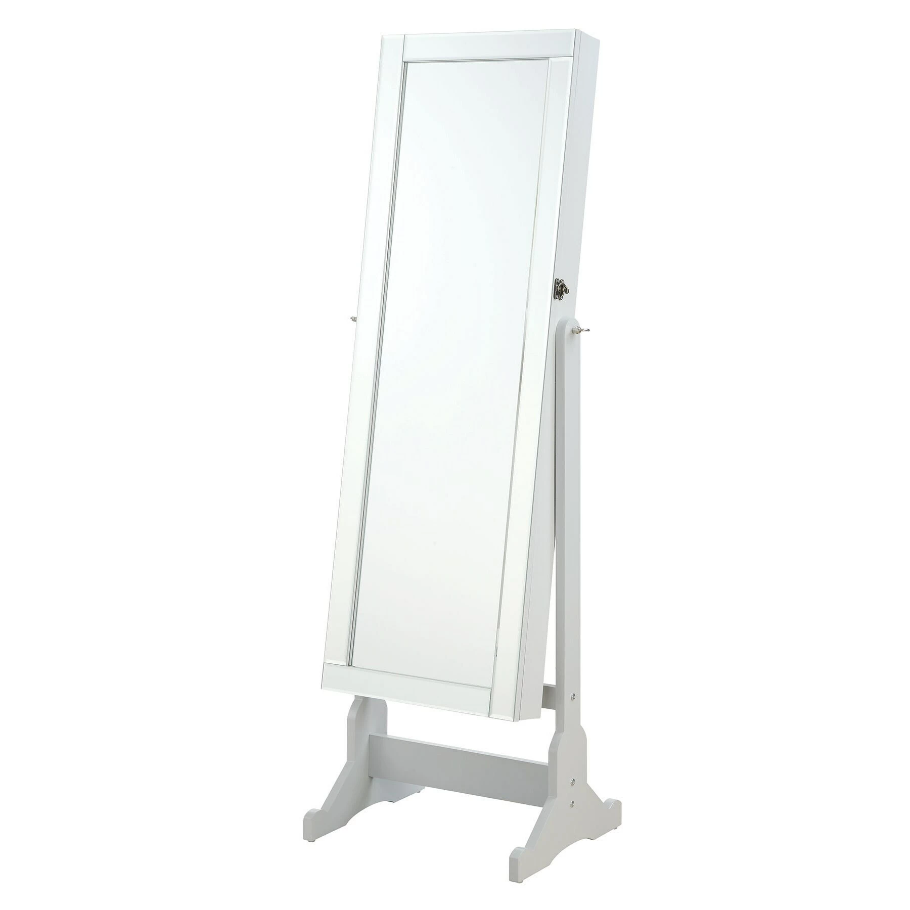 Buy โจ Coaster Company White Beveled Cheval Mirror Jewelry Armoire - 20.75" X 15" X 57" ๐ฅ - Image 2