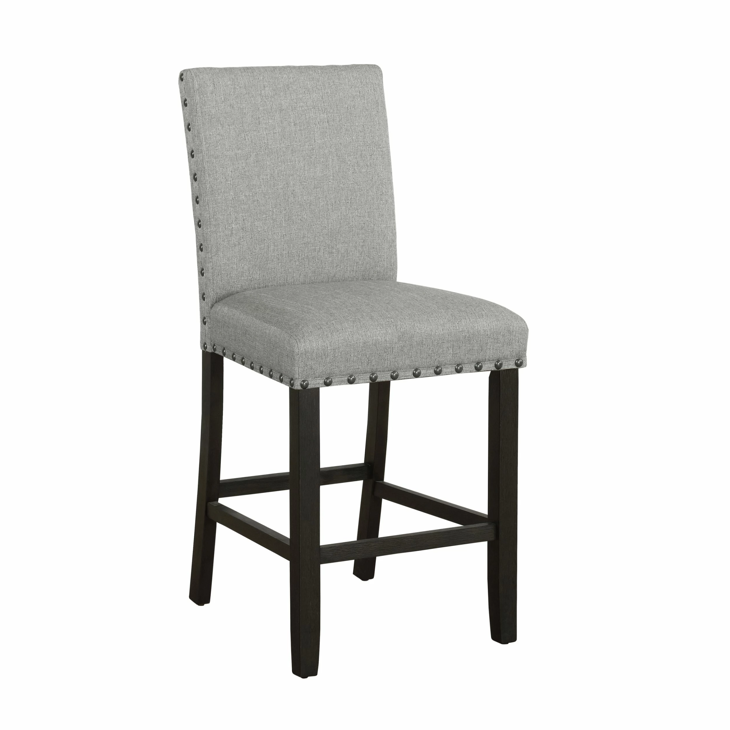 Promo ๐ Coaster Grey And Antique Noir Upholstered Counter Height Stools (Set Of 2) ๐ 2 Promo ๐ Coaster Grey And Antique Noir Upholstered Counter Height Stools (Set Of 2) ๐ - Image 2
