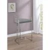 Outlet ⌛ Coaster Grey And Chrome Acrylic Back Bar Stools (Set Of 2) 😀