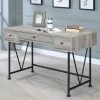 Best reviews of 🔥 Coaster Guthrie Industrial Grey Driftwood Writing Desk 😀