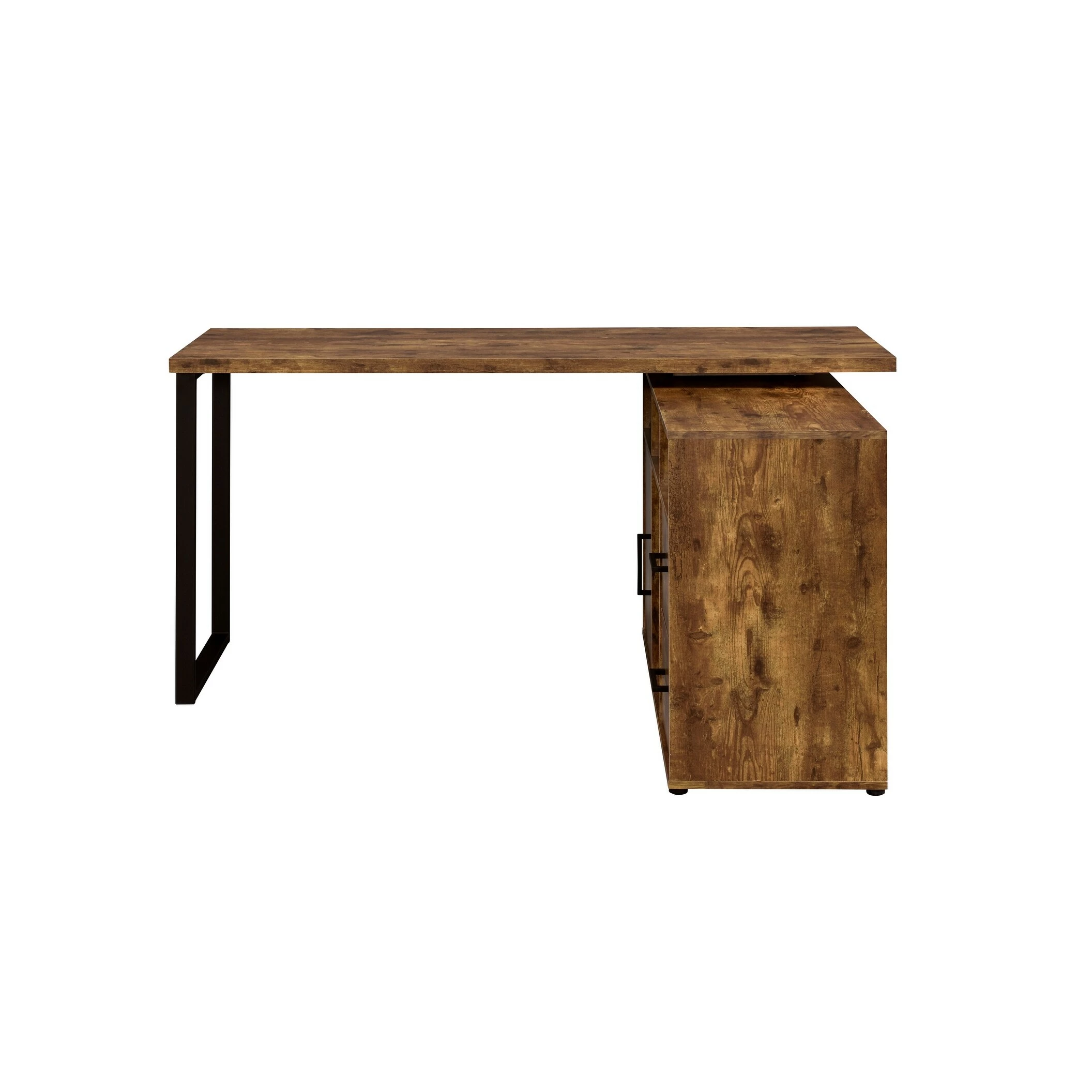 Buy ๐ Coaster Hertford L-shape Office Desk With Storage Grey Driftwood โ๏ธ - Image 14