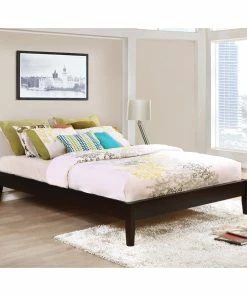 Discount ⭐ Coaster Hounslow Cappuccino Platform Bed ⭐