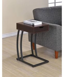 Flash Sale 🥰 Coaster Industrial Cappuccino Accent Table 👏