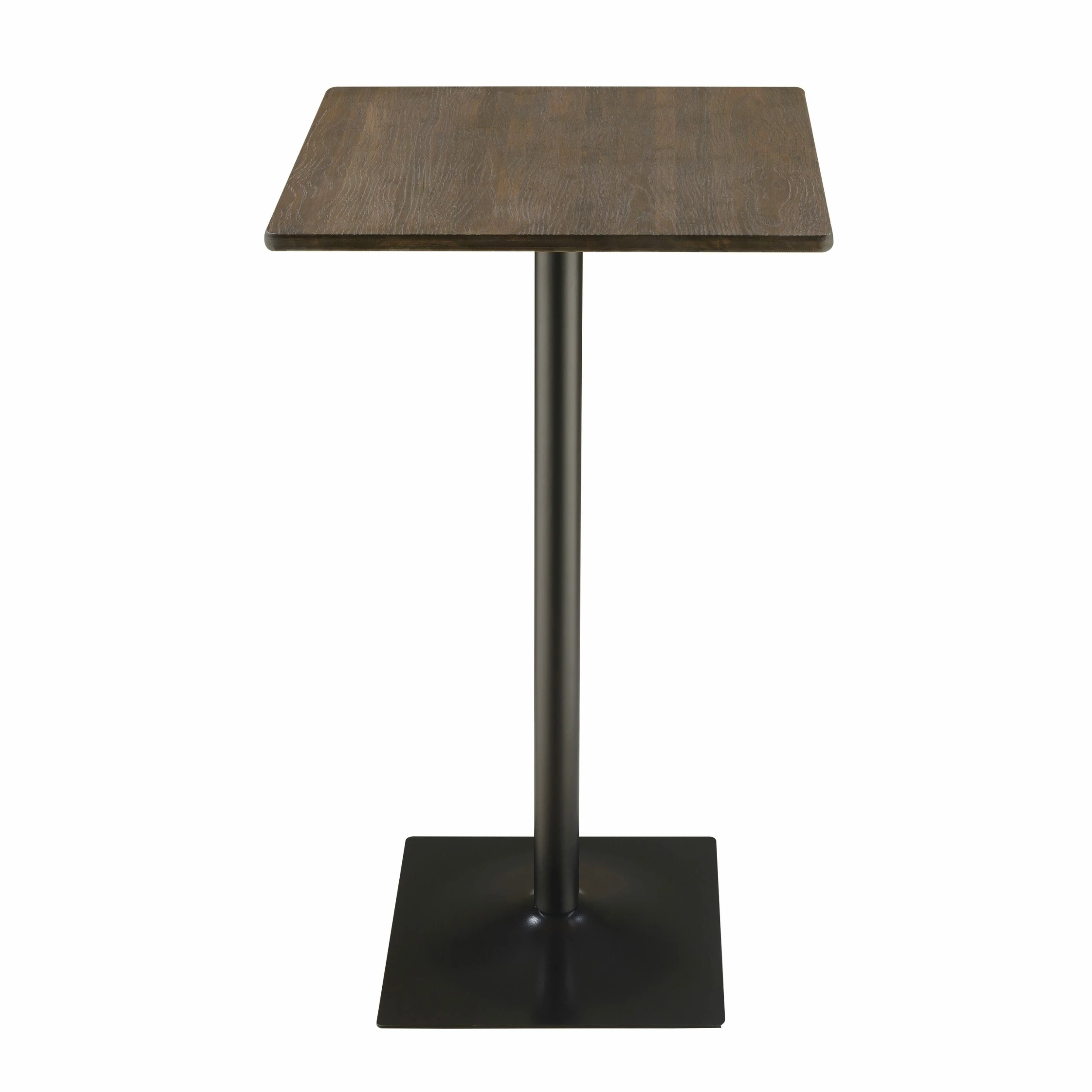 Best deal ๐คฉ Coaster Industrial Dark Elm And Matte Black Bar Table - 23.50" X 41.25" X 23.50" ๐ - Image 2