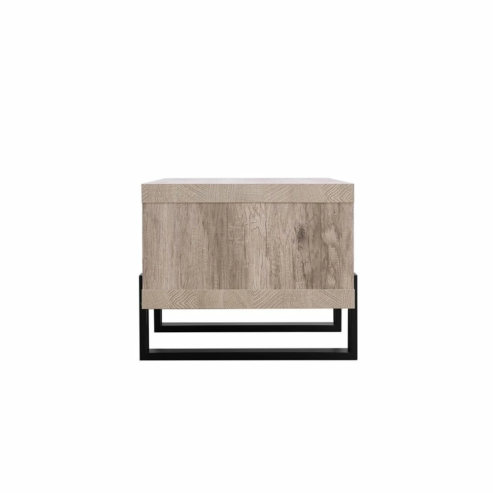 Best Sale โญ Coaster Industrial Grey Driftwood Open Coffee Table - 47.25" X 23.50" X 19.25" - 47.25" X 23.50" X 19.25" ๐ - Image 4