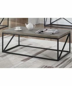 Outlet ✔️ Coaster Industrial Sonoma Grey Coffee Table ❤️
