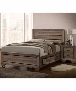 Best reviews of ✨ Coaster Kauffman Transitional Washed Taupe Bed 🔥