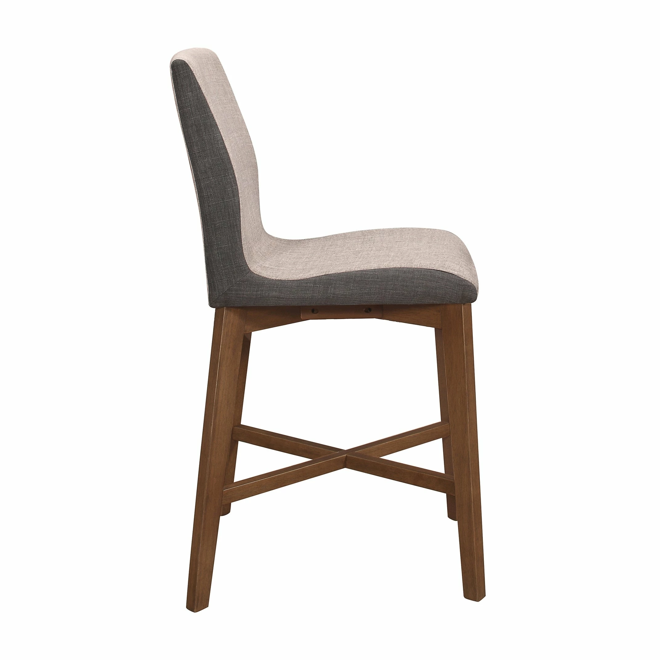 Best Pirce ๐งจ Coaster Grey And Natural Walnut Upholstered Counter Height Stools (Set Of 2) โญ 6 Best Pirce ๐งจ Coaster Grey And Natural Walnut Upholstered Counter Height Stools (Set Of 2) โญ - Image 6