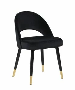 Best Sale ⌛ Coaster Lindsey Arched Back Upholstered Side Chairs (Set Of 2) Black 🥰