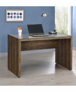 Deals 🔥 Coaster Luetta Aged Walnut 48-inch Rectangular Writing Desk 😀