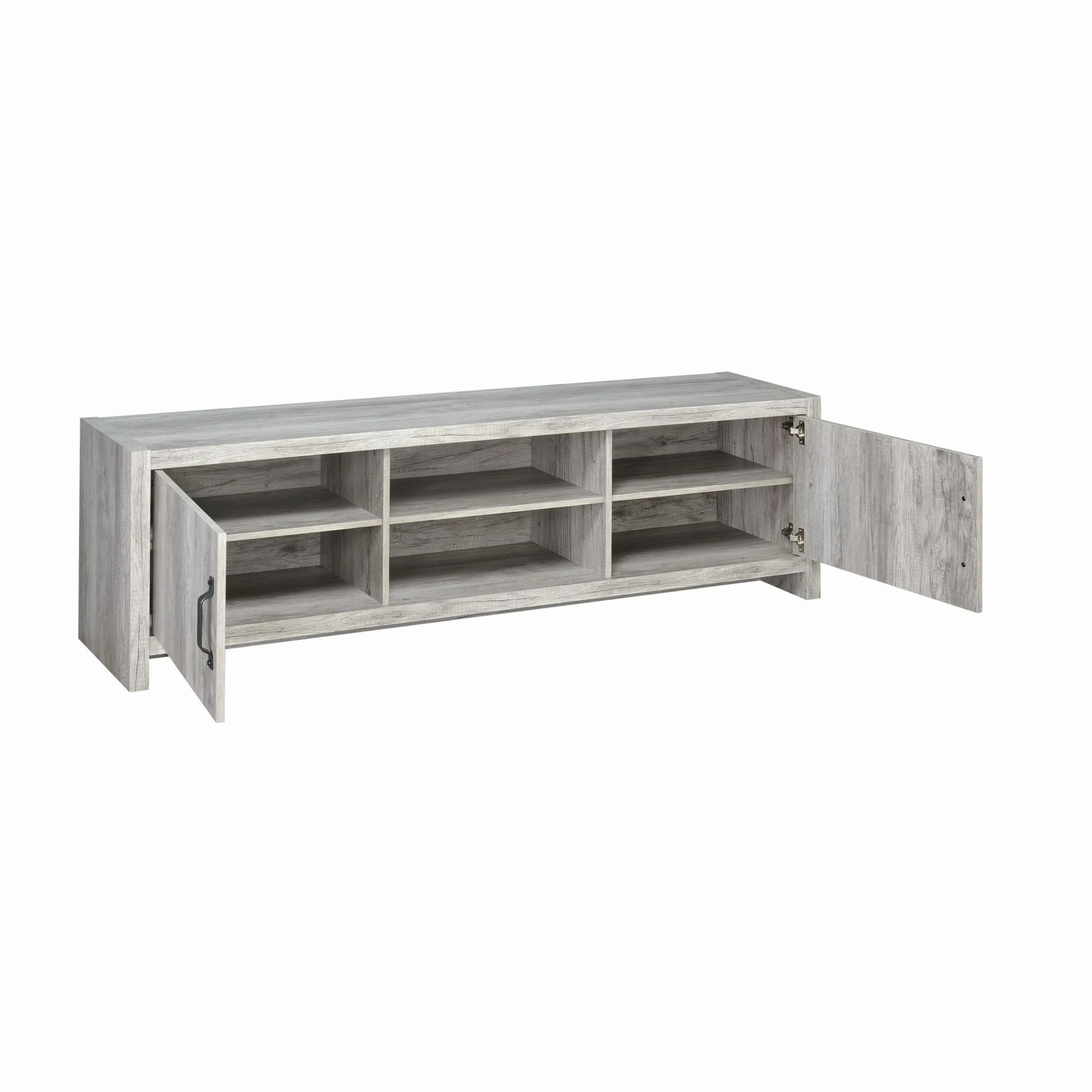 Wholesale 👍 Coaster Modern Grey Driftwood 2-door TV Console - 70.75" X 15.50" X 21.50" 🌟 - Image 3