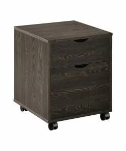 Best reviews of 🤩 Coaster Noorvik Dark Oak 2-drawer Mobile File Cabinet 🎁