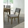 Best Pirce ✨ Coaster Rayleene Grey And Medium Brown Tufted Back Side Chairs (Set Of 2) 🌟