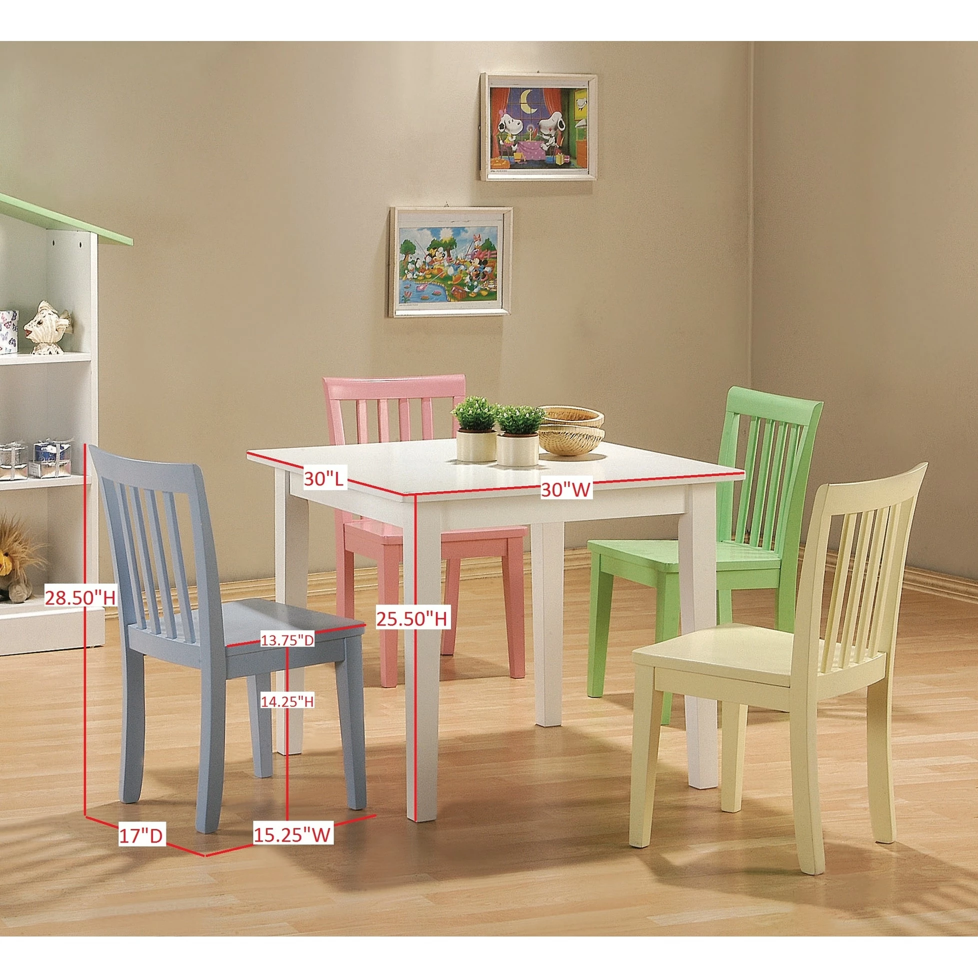 Best reviews of ๐ Coaster Rory 5-piece Youth Table And Chairs Dining Set ๐ - Image 2