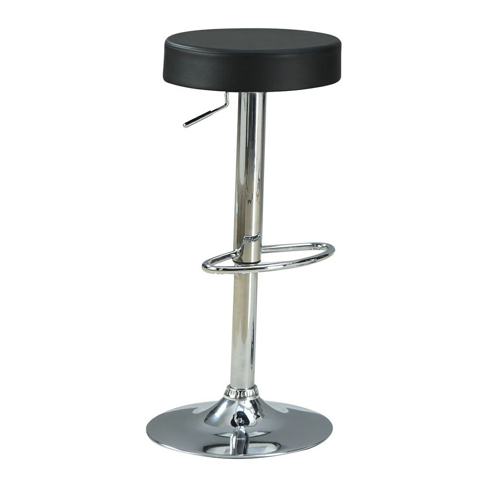 Outlet ๐ Coaster Company Silver 24-Inch Stool - 29.50" X 14" ๐ - Image 2