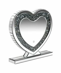 Brand new ๐ Coaster Silver Heart Shape Table Mirror ๐